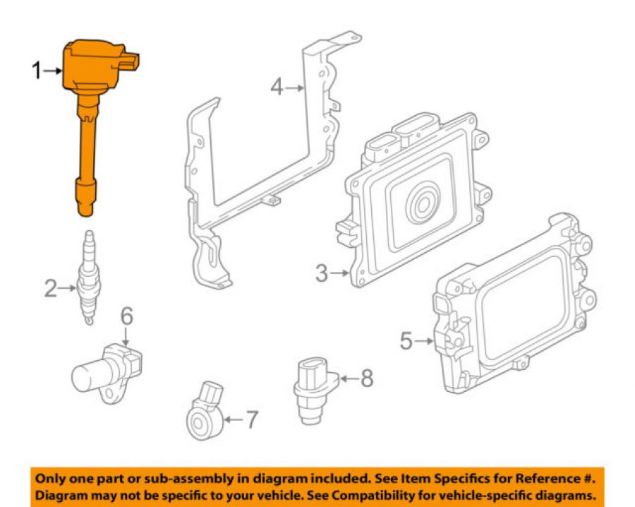 Orjinal Honda Civic 2016- Ateşleme Bobini 1.5 Turbo