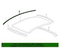 Honda Civic 2012-2015 Fb7 Tavan Oluk Çıtası